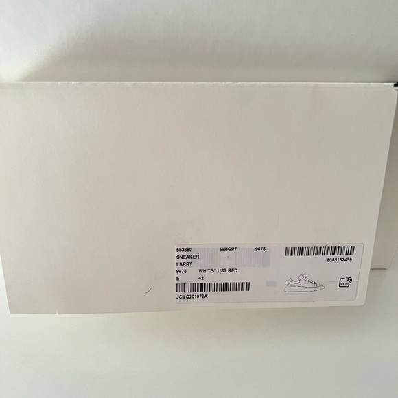 ALEXANDER MCQUEEN Oversized Sneaker in White/lust Red - Picture 10 of 12